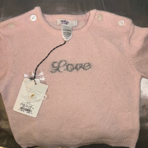 Cashmere LOVE sweater Baby Restoration Hardware - Picture 4 of 4